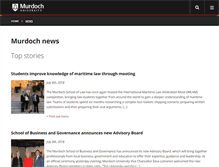 Tablet Screenshot of media.murdoch.edu.au