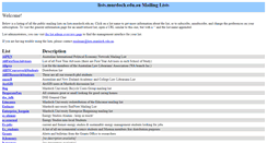 Desktop Screenshot of lists.murdoch.edu.au